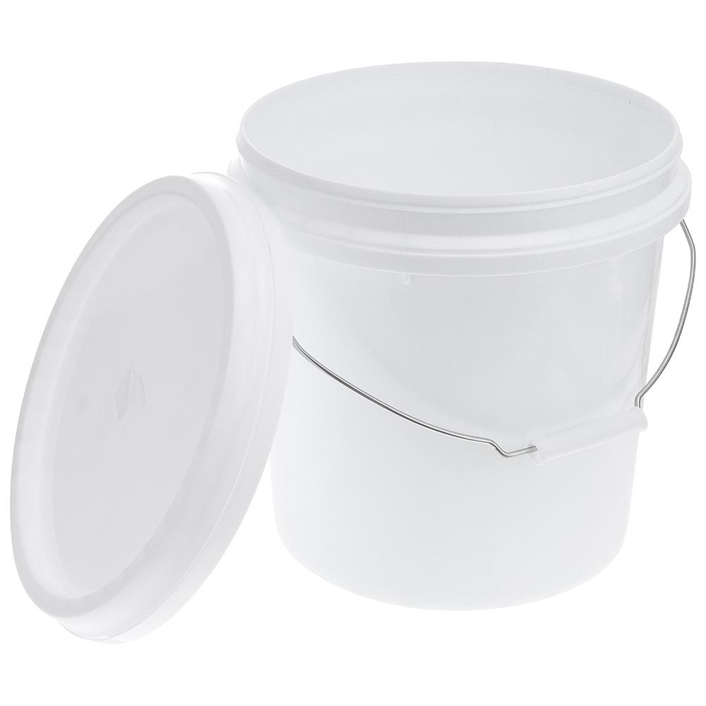 Plastic Pail Paint Pail Container Plastic Bucket All Purpose Pail with Handle and Lid 15 Gallon