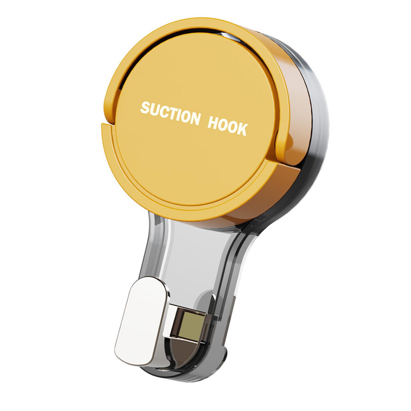 

Сверхпрочный клейкий крючок для домашнего хранения, водонепроницаемый и влагостойкий, вешалка для халата, пальто, одежды, вешалка для полотенец для ванной комнаты жёлтый