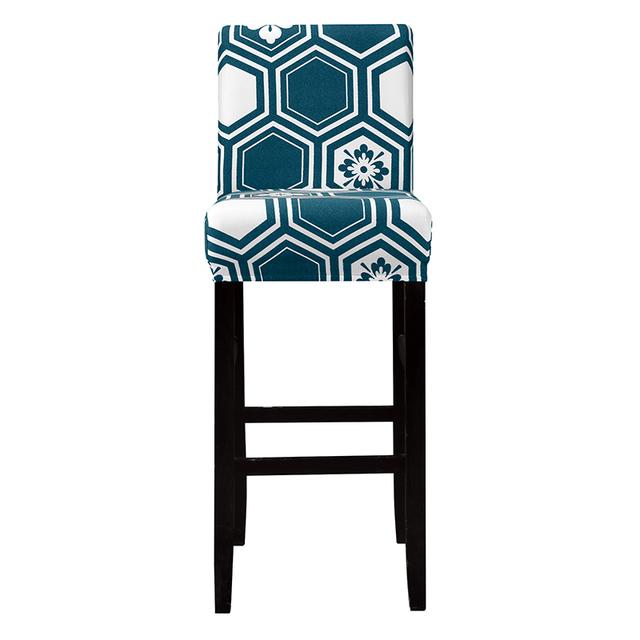 

Чехол для барного стула с принтом, эластичный чехол небольшого размера, современный табурет с принтом, моющиеся съемные чехлы для вечеринки, дома, бара в отеле 1PC