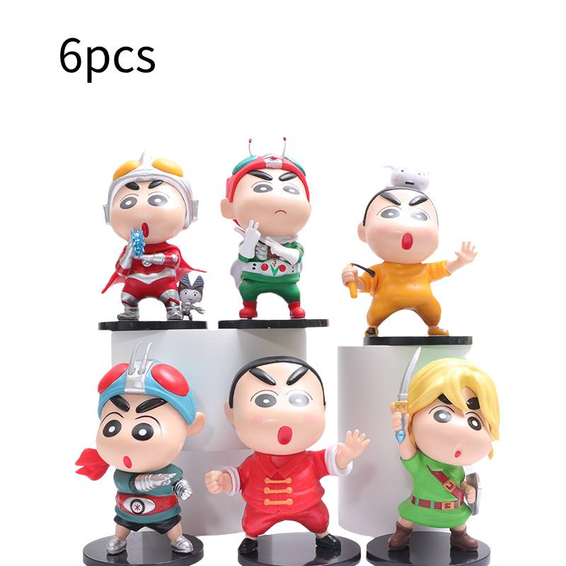 

Шин Чан 6 шт. Игрушка-кукла для ролевых игр Подарок Ультрамен Камен Райдер Кунг-фу