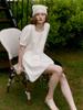 Mout Elastic Mini Skirt (Sand Ivory)