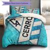 Cerro Porteño  Pattern Bedding Quilt Set  Home Decoration  Gift (1 * duvet cover + 2 * pillowcase  without core)