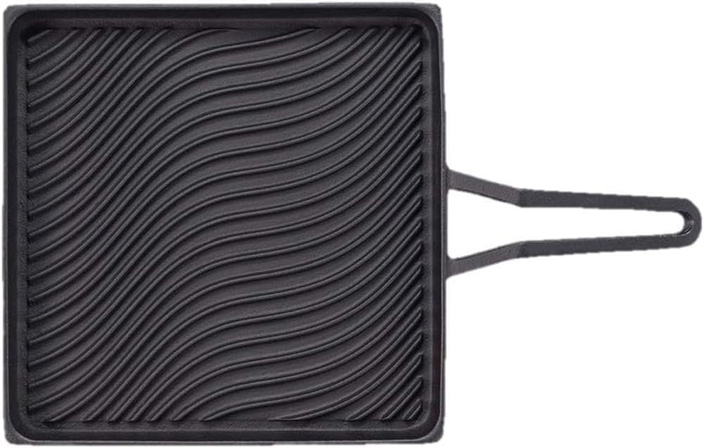 

Iwachu Japan Brand Pro Arte Grill Induction Nanbu 60006 Pan, Large, Compatible, Ironware,