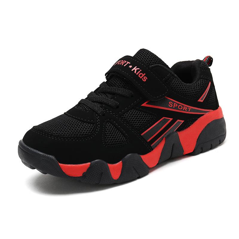 2025 Spring Classmates Children's Sports Shoes Boys Tide with Casual Shoes Lightweight Double Mesh Boys Sports Shoes Tide