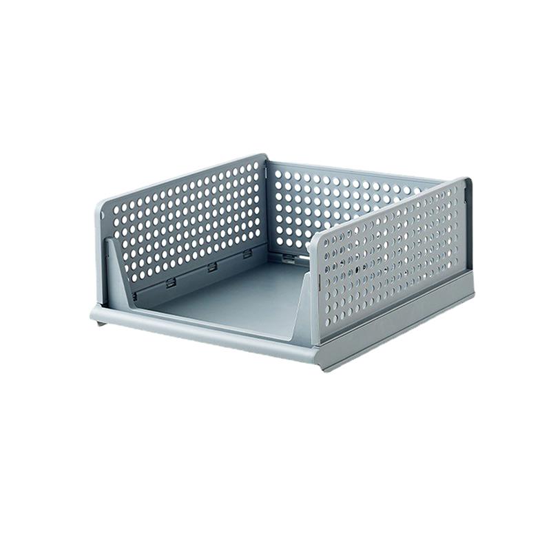 Plastic Drawer Organizer Foldable Clothes Sorting Rack Storage Baskets Stackable Wardrobe Storage Box for Bedroom