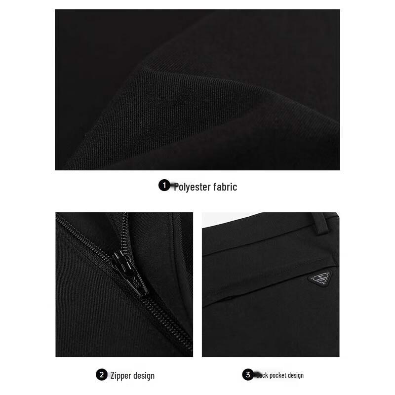 Septwolves Men's Wrinkle-Resistant Stretch Casual Pants