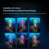 2 PCS Jellyfish Fish Tank Decorations, Soft Silicone Simulation Jellyfish Ornament With Vacuum Suction Cup, Fish Tank Jellyfish Glow Decorations For F