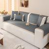 Summer Cooling Rattan Sofa Mat Non Slip Breathable Sofa Cushion Cover Living Room Straight Row Backrest Towel