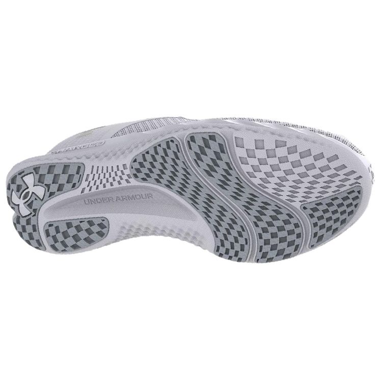 Under Armour Women's Charged Breeze White Metallic Silver 3025130-100