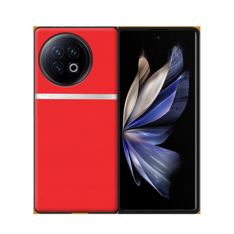 VivoXFold2 Liquid Leather Case: Anti-Fall & Anti-Fouling Protective Cover