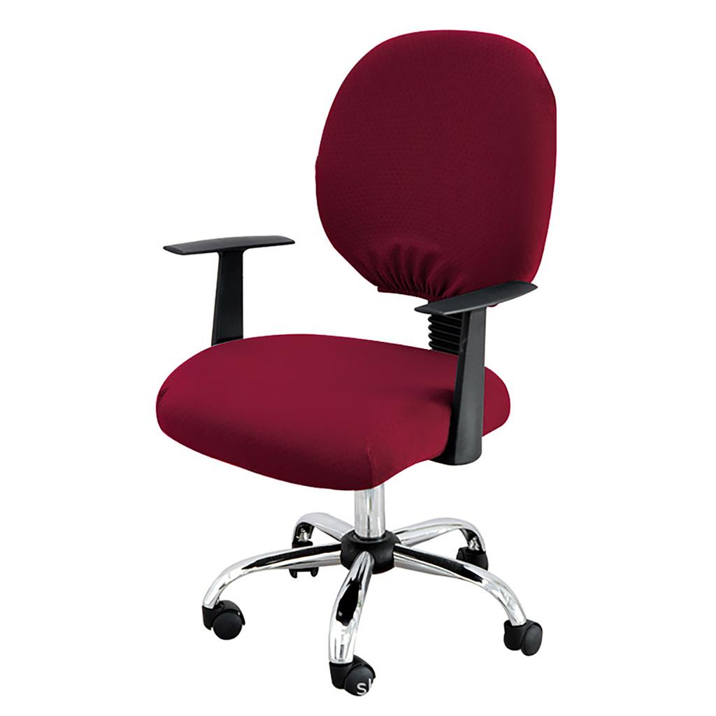 1 Set Gaming Chair Covers Removable Computer Armchair Slipcover Rotating Stool Seat Protector For Office Chair Covers 310G