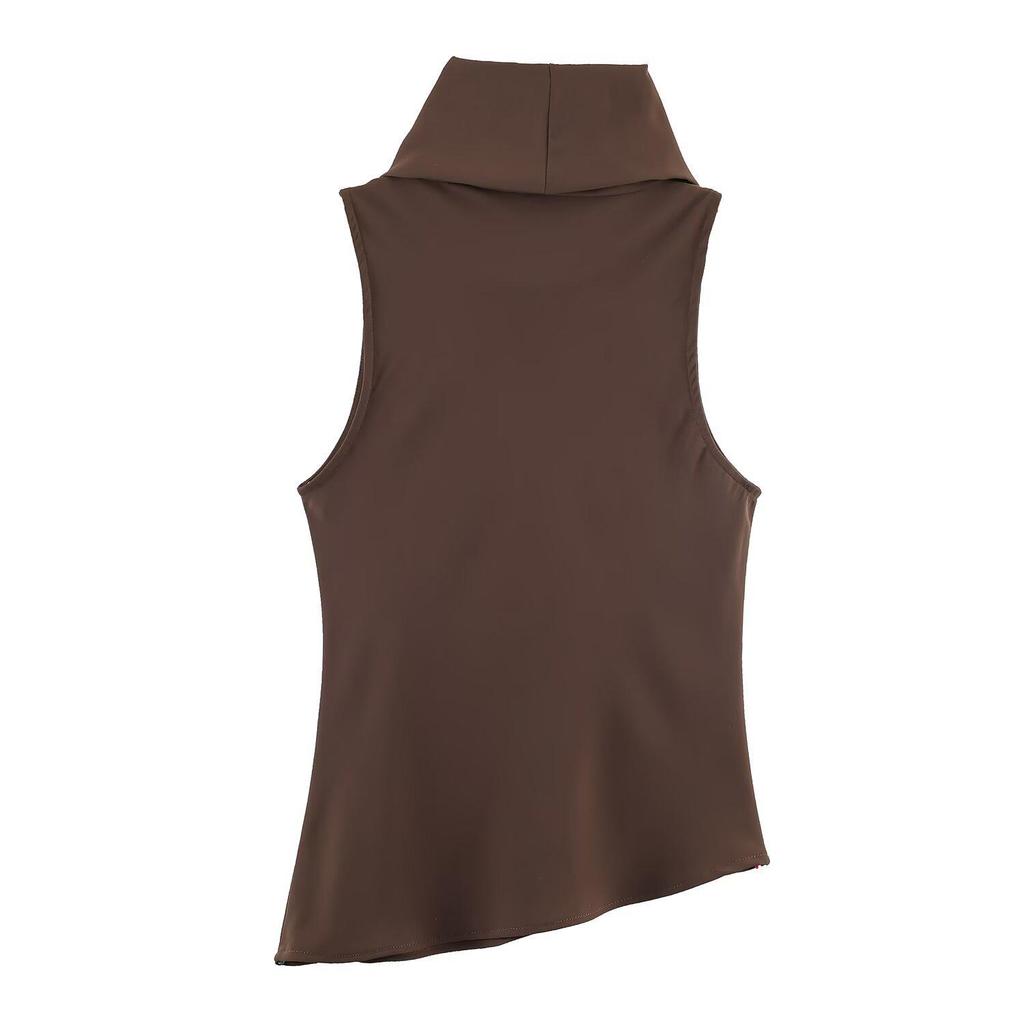 European Spring 2026 Women's Asymmetrical Hem Top