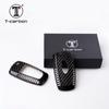 Car Key Case Cover For Ford Fusion Mondeo Mustang Edge Expedition Explorer Carbon Fiber Auto Key Case Accessories