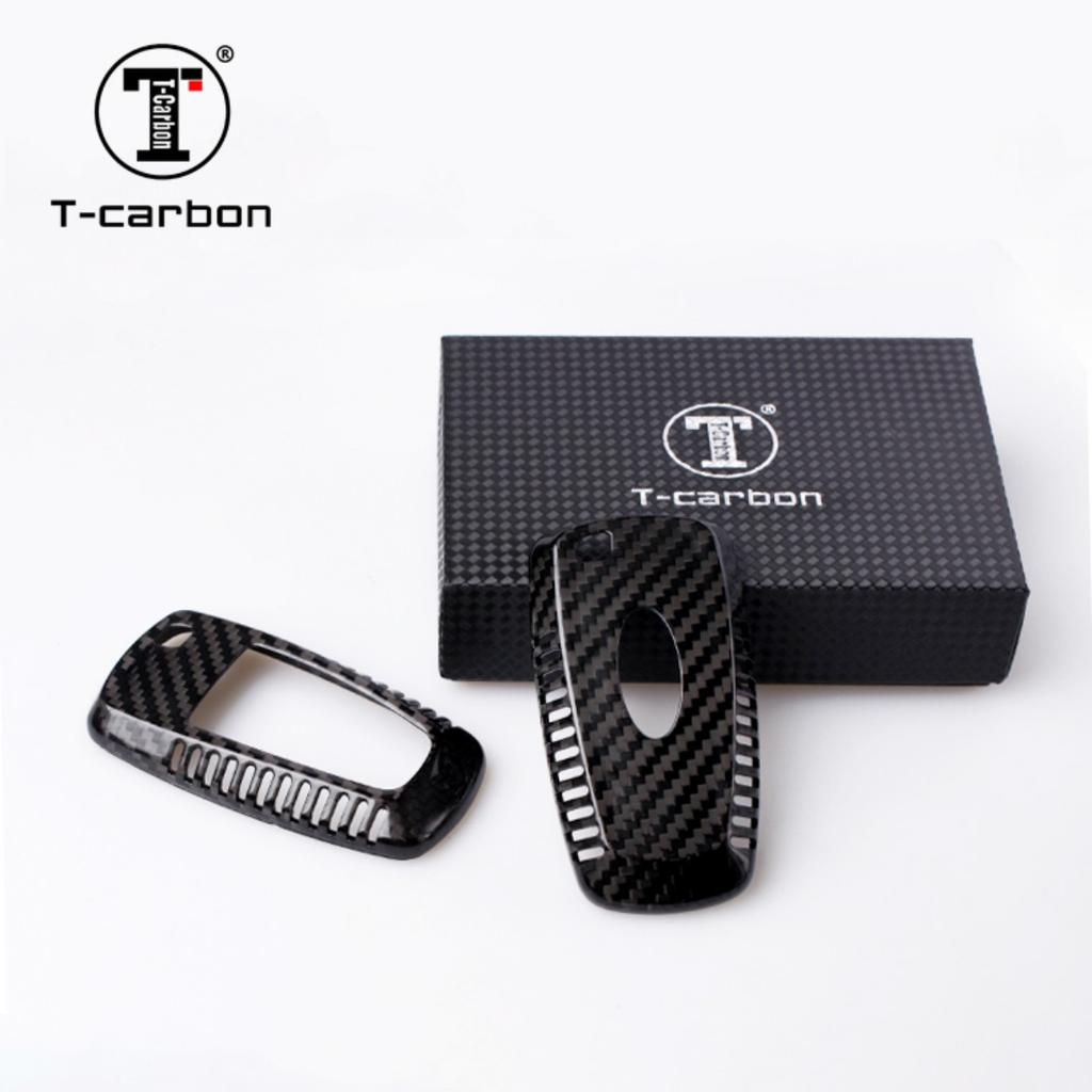 Car Key Case Cover For Ford Fusion Mondeo Mustang Edge Expedition Explorer Carbon Fiber Auto Key Case Accessories