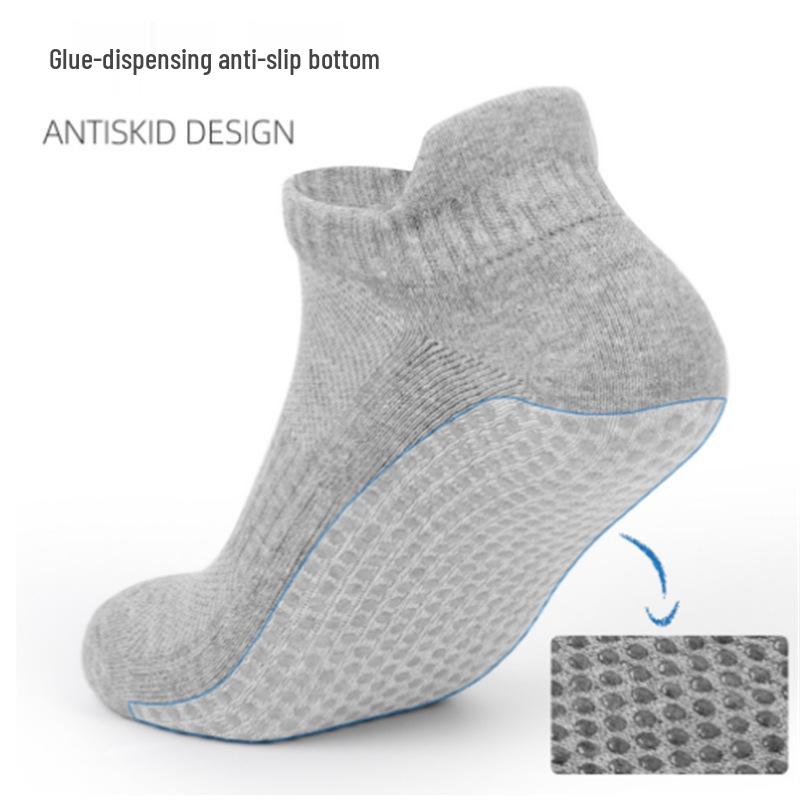 Unisex Shock-Absorbing Non-Slip Yoga Socks for Pilates & Barre Workouts