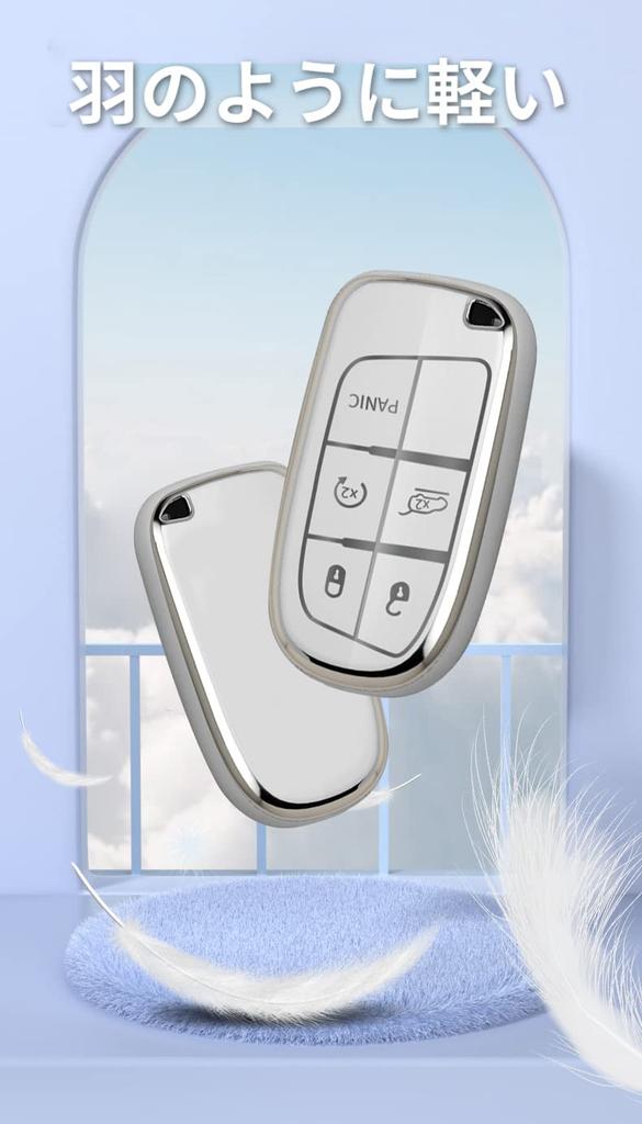 KUNIO Jeep Dedicated Key Holder Key Cover JEEP Renegade Grand Cherokee Cherokee Journey Dodge