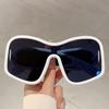 Trendy Square Designer Women's Shades Oversize Green Decoration Sunglasses Ins Brand Lady Sun Glasses for Driving Hiking