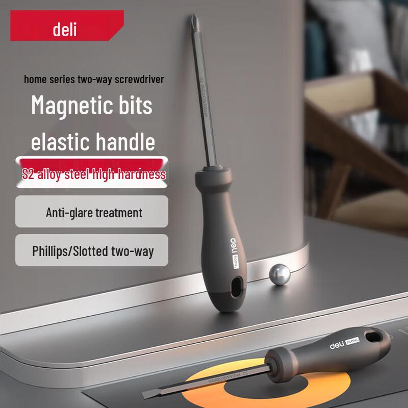 Deli Home Series Reversible Cross & Slotted Screwdriver