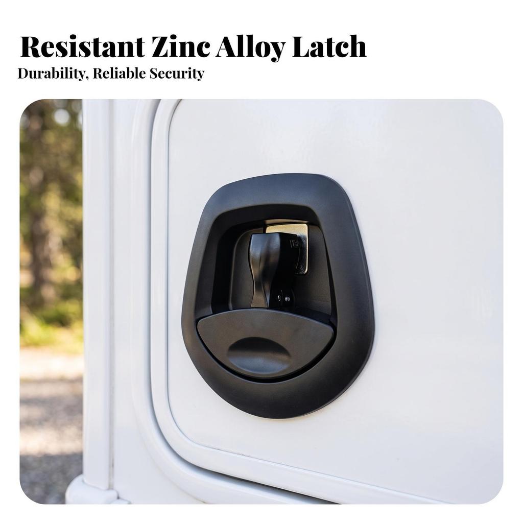 Recessed Compression Latch Lock Compact Easy Grip T-Handle