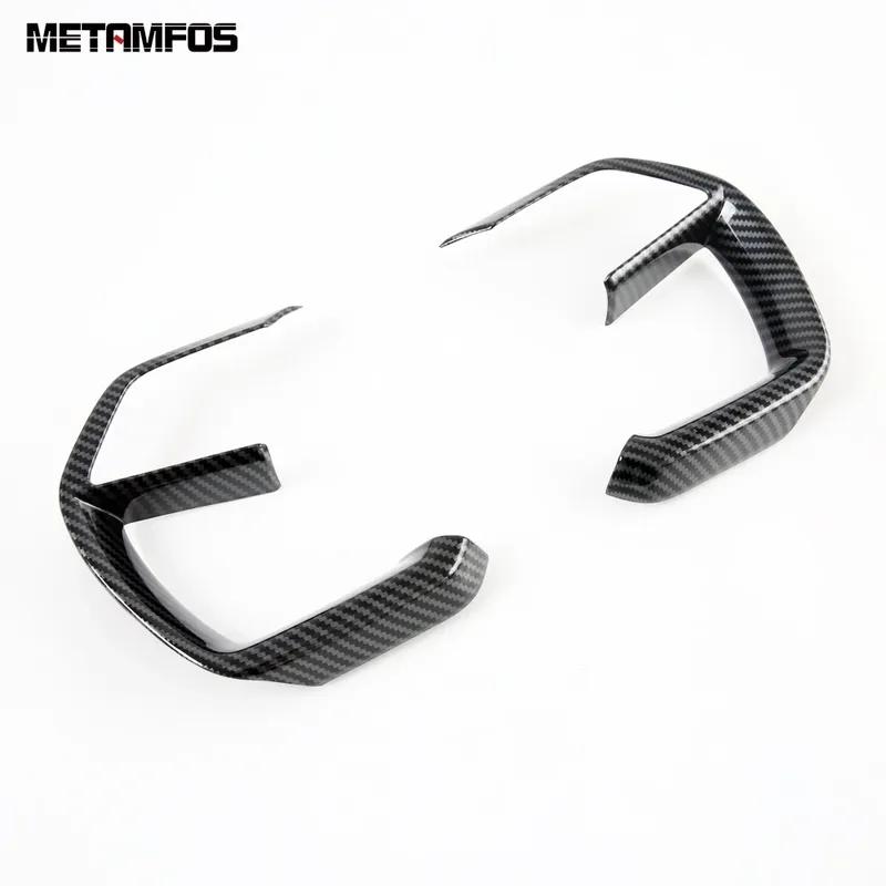 Steering Wheel Cover Trim For Hyundai Cantus Creta ix25 2nd Gen SU2 - 2024 2025 Carbon Fiber Accessories Car Styling