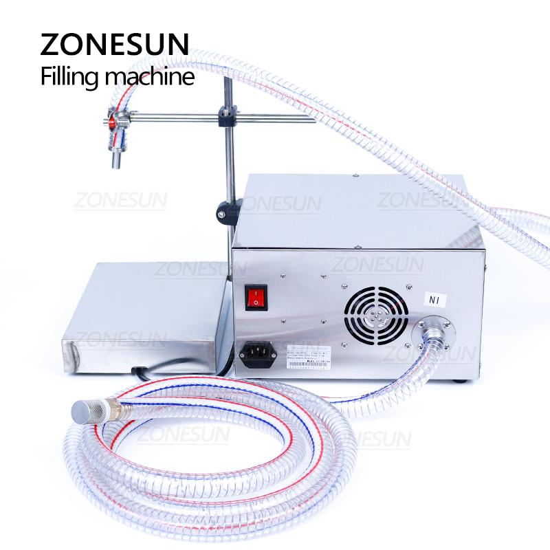 ZONESUN ZS-GP631 Halbautomatische Wiege- und Abfüllmaschine Einzelkopf Zahnradpumpe Schmieröl Ätherisches Öl