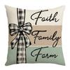Spring Floral Print Pillowcase Family Bedroom Sofa Small Fresh Atmosphere Decorative Cushion Pillowcase
