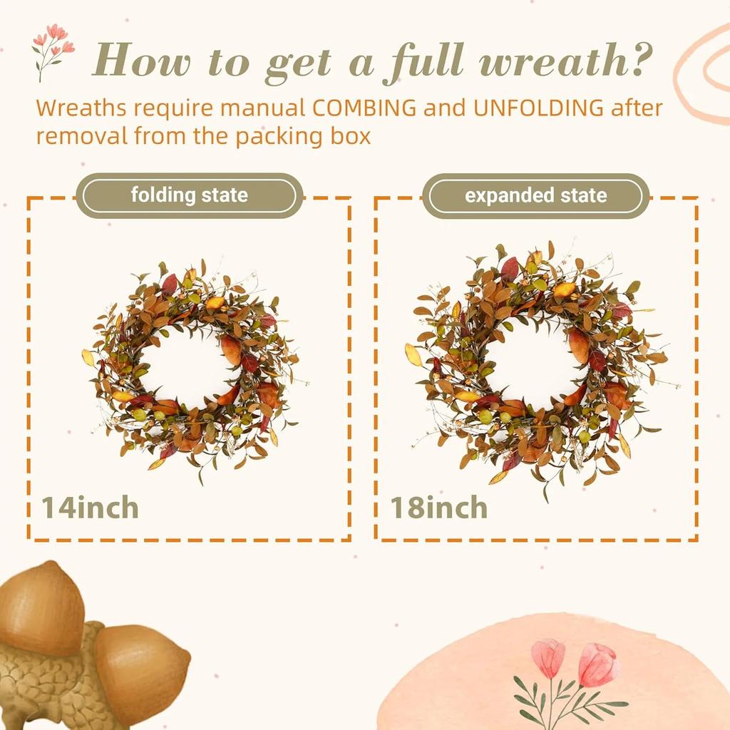 Hortenziový věnec Závěsná dekorace na dveře Simulační květina Styl Závěsná dekorace na zeď