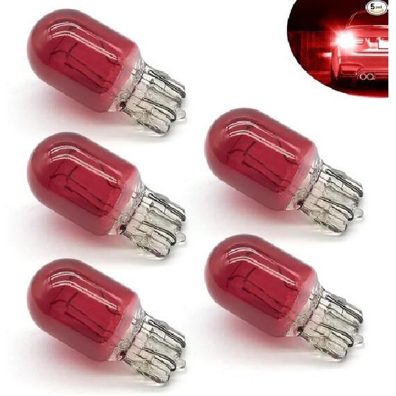 5 PCS Dual Wire Plug and Play Bulbs, 12V 21/5W Brake Light Bulbs, Lighting R