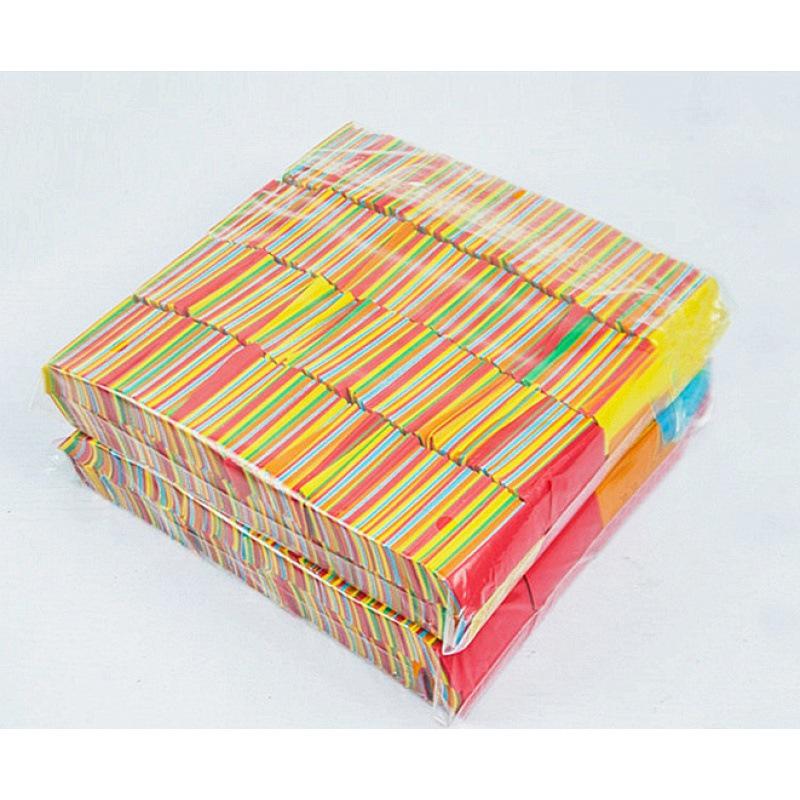 Flame Retardant Colored Shredded Paper for Pillow Filling or Decorative Use