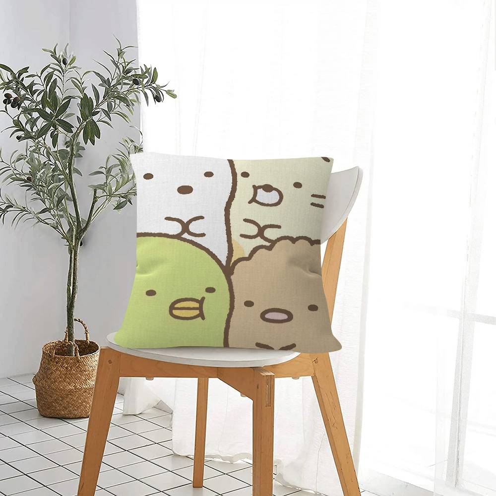 Anime Japan Sumikkogurashi Pillow Cushion Cover Pillowcase Living Room Sofa Home Decor