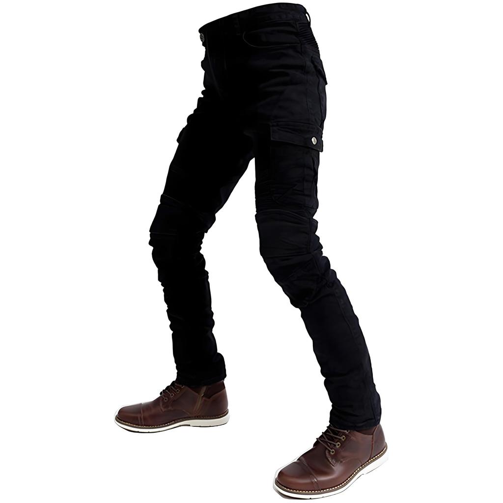 RENHE Motorcycle Riding Pants with Rider Pants for and Motorcycle Stretchy Racing Abrasion Size XL Men's Protectors, Spring, Summer, Autumn, Winter,