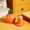Creative Strawberry Toothpick Holder Cotton Swab Can Fruits Shape Ceramic Jar Desktop Organizer Dental Floss Box Storage Jars
