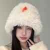 Women's new winter cold-proof and warm hat, scarf, integrated thickened ear protection, Lei Feng hat