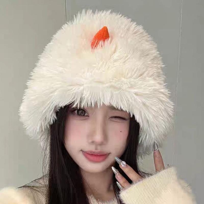 Women's new winter cold-proof and warm hat, scarf, integrated thickened ear protection, Lei Feng hat