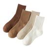 5 Pairs of Men's Spring and Autumn Retro High Elastic Sports Waist Socks