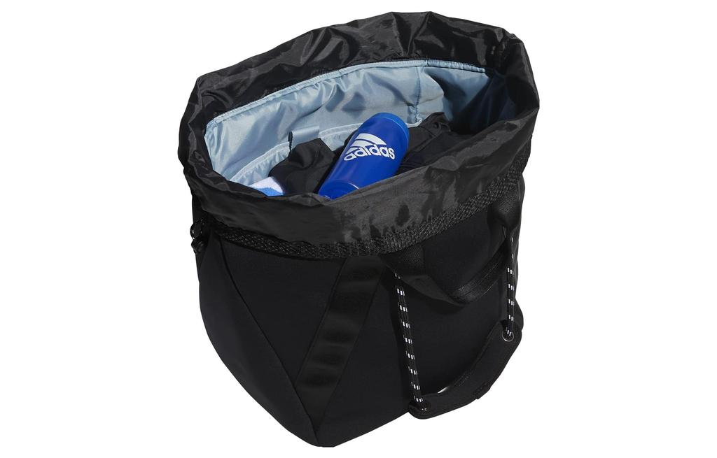 Adidas Polyester Tote Bag, Shopping Bag, Shoulder Bag, Handbag Regular Unisex Black H64755