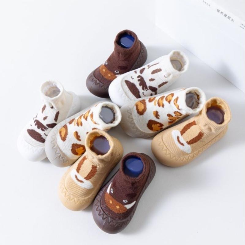 Baby Shoes, Socks, Floor Shoes, Baby 1-3 Years Old, Spring and Autumn Shoes, Soft-soled Non-slip Cotton Shoes, Pre-toddler Shoes