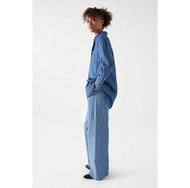 Salsa Jeans 21007012 Oversize рубашка с длинным рукавом