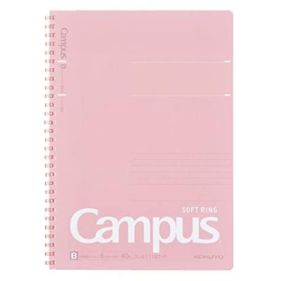 KOKUYO Campus Soft Ring Notebook B5 Dotted Line Pink - 10-Book Set (Su-S111BT-P)