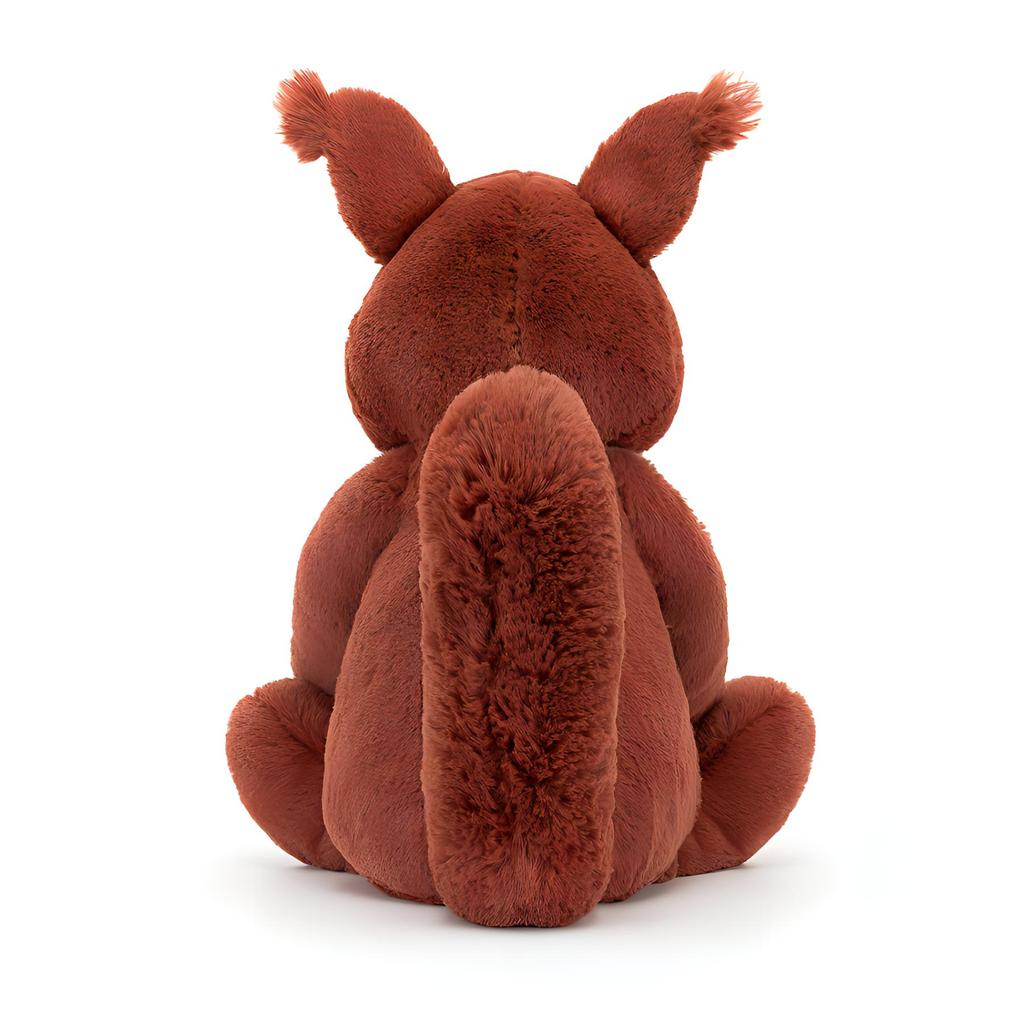 Jellycat Forest Animals Bashful Squirrel Shy Squirrel Creative Red Three-Dimensional Figure Doll Plush Figure Sitting 23cm Height