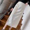 Chinese Style Skirts for Women Printed Casual Streetwear Elegant Female Spring Summer Chic Solid High Waist Simple