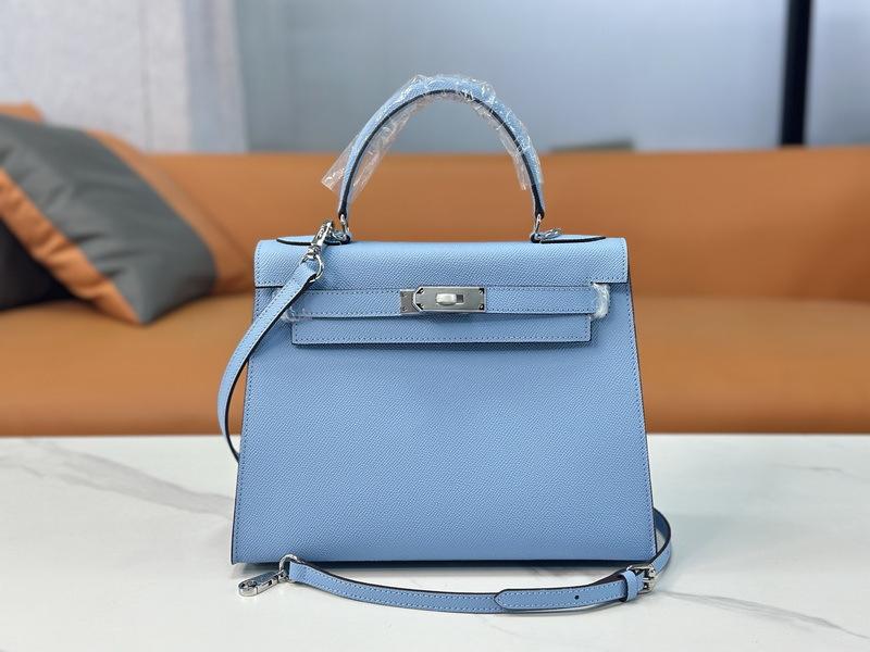 26 New Genuine Leather Women's Bag Palm Pattern Mini 22CM25 Silver Buckle Handbag Single Shoulder Diagonal Cross-border