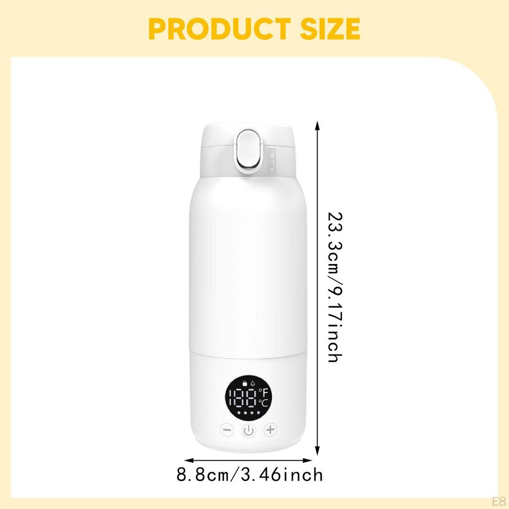 Portable Bottle Warmer for Travel Fast Charging Constant Temperature Keep Warm Most
