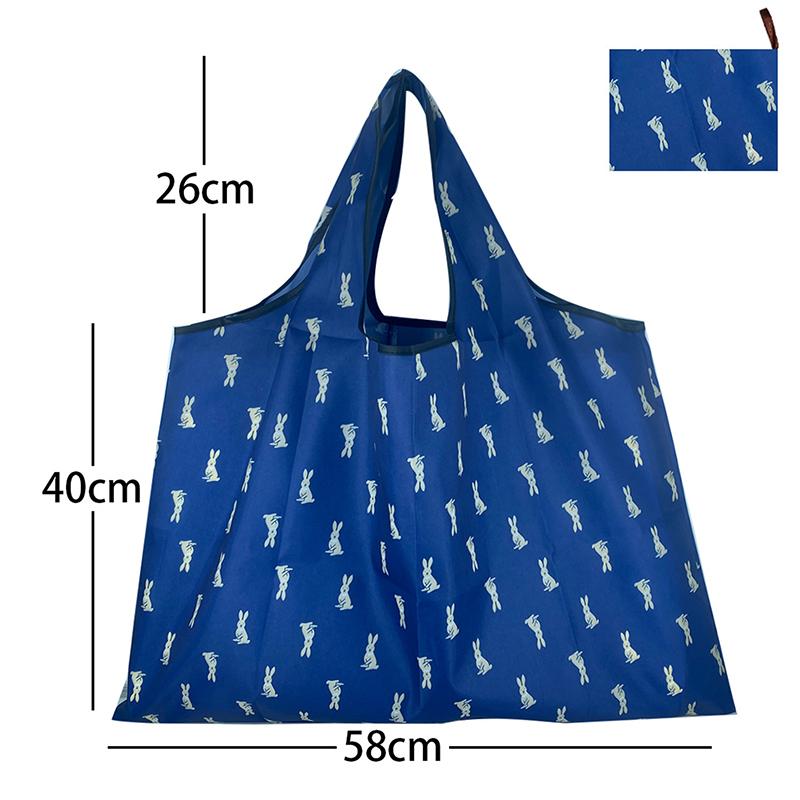 Reusable Grocery Bags Large Washable Shopping Bags Portable Foldable Environmental Friendly Heavy-Duty Handbags