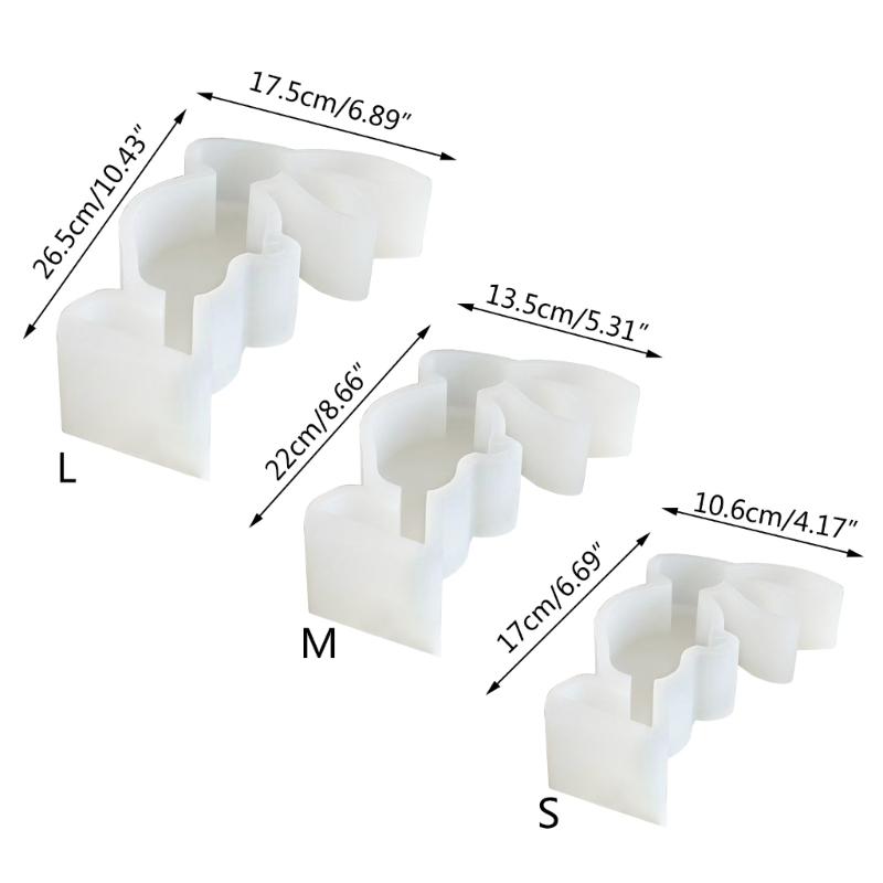 3D Rabbit Candle Silicone Molds DIY Cake Chocolate Mold Aromatherapy Candle Making Tool Easter Decoration Gypsum Mould