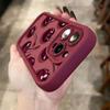 Luxury Wine Red Cherry Print Case for IPhone 16 15 17 Air 14 13 12 11 Pro Max 7 8 16 Plus 16e Shockproof Silicone Phone Cover