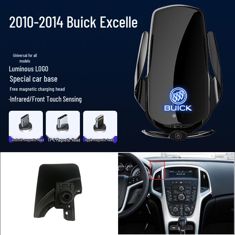Magnetyczny Bezprzewodowy Szybki Ładowarka Uchwyt na Telefon Samochodowy do Buick GL8/Excelle/Regal/Verano/Envision