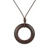 Handmade Nepal Buddhist Mala Bead Pendant Necklace Ethnic Wooden Bead Long Jewelry Gifts For Women