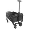 Collapsible Wagon Cart Large Capacity Portable Folding Wagon Heavy Duty Foldable Wagon for Outdoor Camping Garden Sports Beach