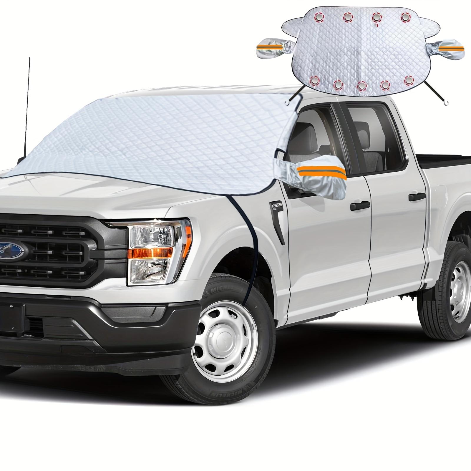 

Car Windshield Snow Cover, Magnetic Windshield Snow Cover 4-Layer Protection for Snow, Ice, Frost, Sunlight